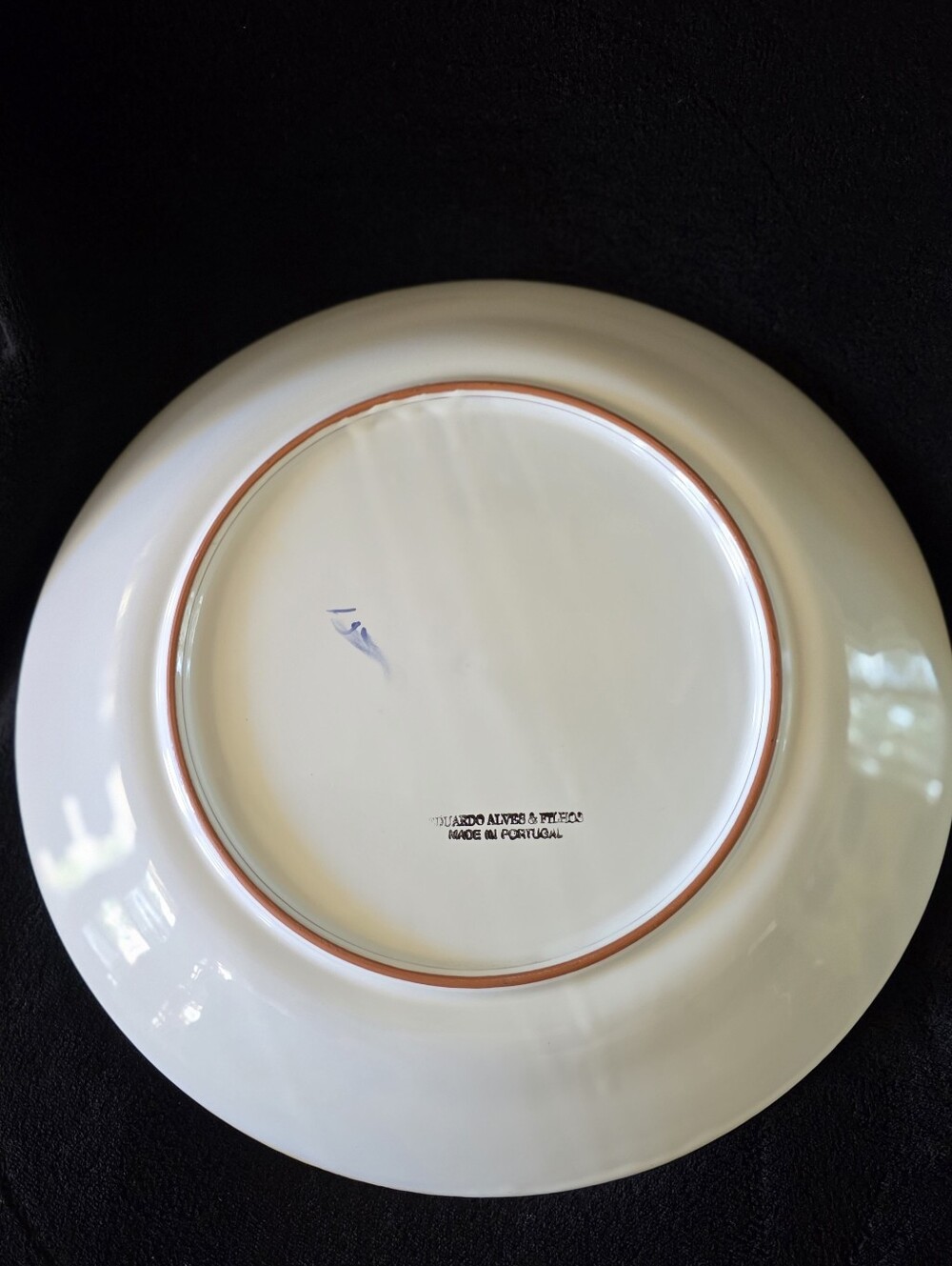 Eduardo Alves & Filhos Portugal Hand Painted Lemon 14” Serving Platter - Picture 10 of 11